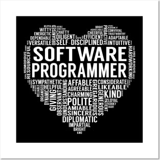 Software Programmer Heart Posters and Art